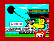 Video Olympics for ZX Spectrum - Loading screen (Mastertronic re-release).