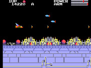 TransBot for Sega Master System - There are various types of enemies that attack...