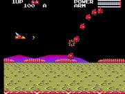 TransBot for Sega Master System - Blasting enemies...