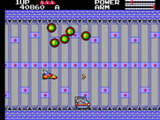 TransBot for Sega Master System - Shoot the truck to release a weapons power up.