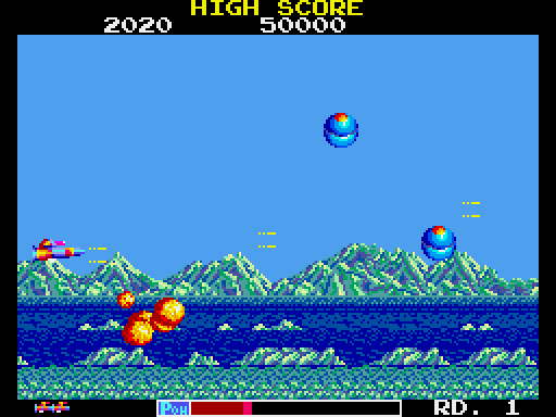 TransBot Arcade Screenshot: Switch to plane mode to move faster.