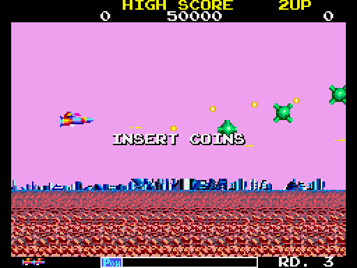TransBot Arcade Screenshot: Game demo.