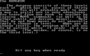 Maiden for IBM PC/Compatibles - About the dungeon