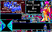 Cosmic Soldier: Psychic War for PC-8800 Series - Game start.