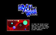 Cosmic Soldier: Psychic War for PC-8800 Series - Title screen and intro start.