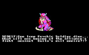 Cosmic Soldier: Psychic War for IBM PC/Compatibles - Game over.