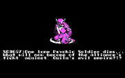Cosmic Soldier: Psychic War for IBM PC/Compatibles - Game over.