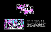 Cosmic Soldier: Psychic War for IBM PC/Compatibles - The introduction continues.