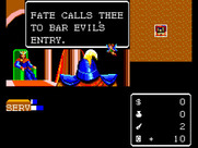 Miracle Warriors: Seal of the Dark Lord for Sega Master System - First, learn about your mission...