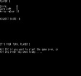 Arrows and Alleys for Exidy Sorcerer - It's your turn, player 1!