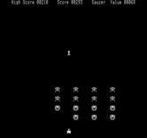 Martian Invaders for Exidy Sorcerer - Only a few aliens left!
