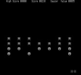 Martian Invaders for Exidy Sorcerer - Player has been hit!
