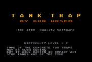 Tank Trap for Atari 8-bit - Some of the concrete traps may be slow curing...