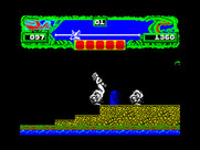 Vixen for ZX Spectrum - Oof, a creature got me!