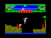 Vixen for ZX Spectrum -  Leaping over a gap...