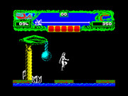 Vixen for ZX Spectrum - Jumping on platforms...