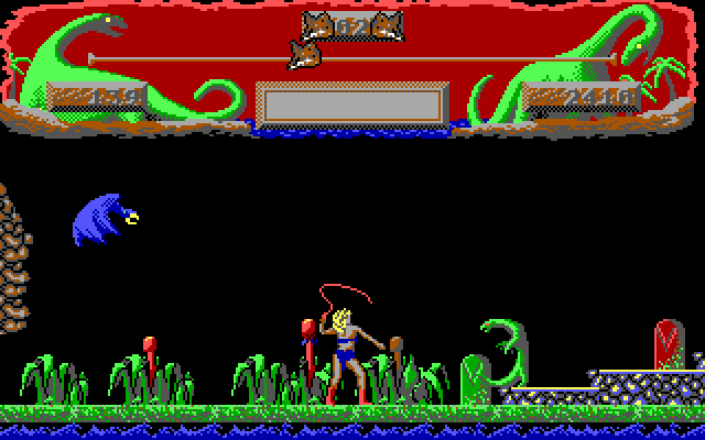 Vixen IBM PC/Compatibles Screenshot: Third level begins...