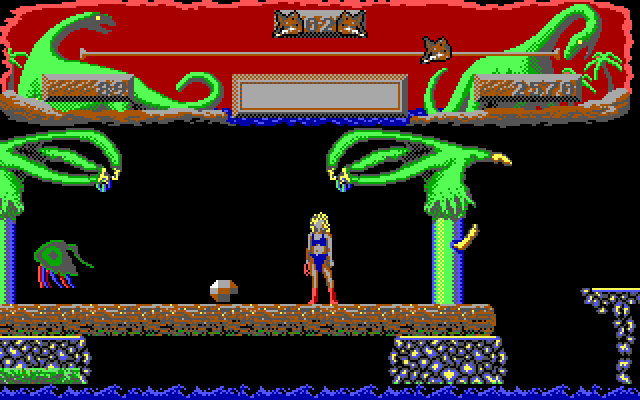Vixen IBM PC/Compatibles Screenshot: A gem! Pick that up for a bonus.
