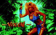 Vixen for IBM PC/Compatibles - Title screen.