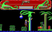 Vixen for IBM PC/Compatibles - Time your jump across this gap carefully!