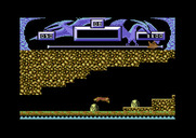 Vixen for Commodore 64 - Start of a bonus round.