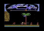 Vixen for Commodore 64 - More and more opponents appear as the game progresses.