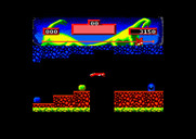 Vixen for Amstrad CPC - Leaping over a hole!