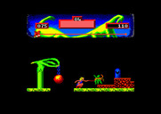 Vixen for Amstrad CPC - Attacking an enemy...