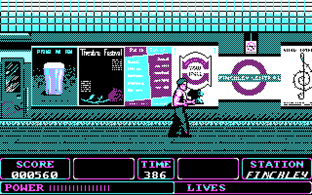 Fallen Angel IBM PC/Compatibles Screenshot: It's quiet...too quiet...what's next?