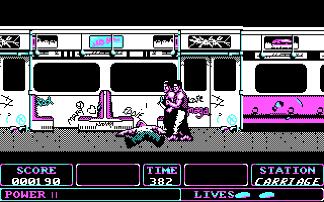 Fallen Angel IBM PC/Compatibles Screenshot: I'm down again!