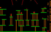 Big Top for IBM PC/Compatibles - Starting the game on the first level.