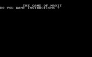 Maxit for IBM PC/Compatibles - Do you want instructions?
