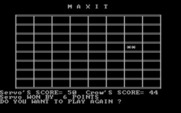 Maxit for IBM PC/Compatibles - Game over; play again?