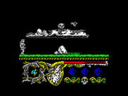 Hundra for ZX Spectrum - Found a skull...