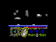 Hundra for ZX Spectrum - Time your jumps carefully...