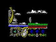 Hundra for ZX Spectrum - Game start.