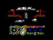 Hundra for ZX Spectrum - Oops, don't fall when there is a gap...