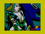 Hundra for ZX Spectrum - Loading screen.