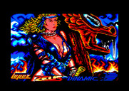 Hundra for Amstrad CPC - Loading screen.