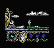 Hundra for MSX - Game start.