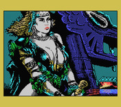 Hundra for MSX - Loading screen.
