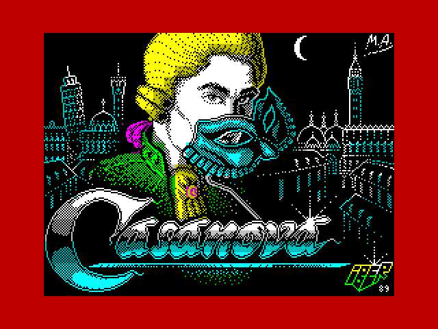Casanova ZX Spectrum Screenshot: Loading screen.