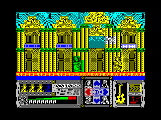 Casanova ZX Spectrum Screenshot: Don't let the ladies catch you!