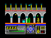 Casanova for ZX Spectrum - Game start.