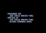 Casanova for Amstrad CPC - Credits screen.