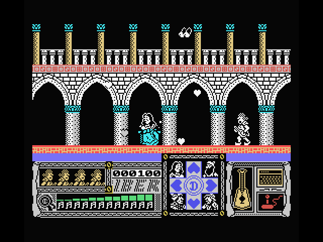 Casanova MSX Screenshot: Game start.