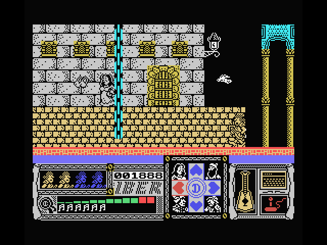 Casanova MSX Screenshot: Continuing to explore...