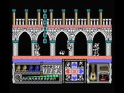 Casanova for MSX - You can climb up that chain...