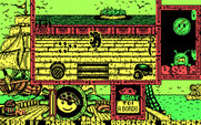Toi Acid Game for IBM PC/Compatibles - The screen scrolls horizontally, or take the stairs down to the next level...