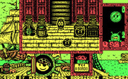 Toi Acid Game for IBM PC/Compatibles - Entering the lower deck on the pirate ship.